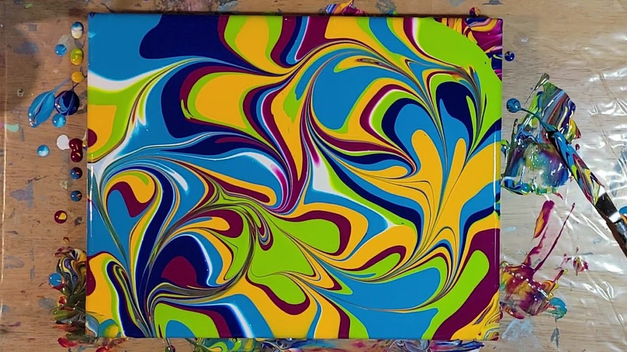 Beautiful Marble Pour! (333)
