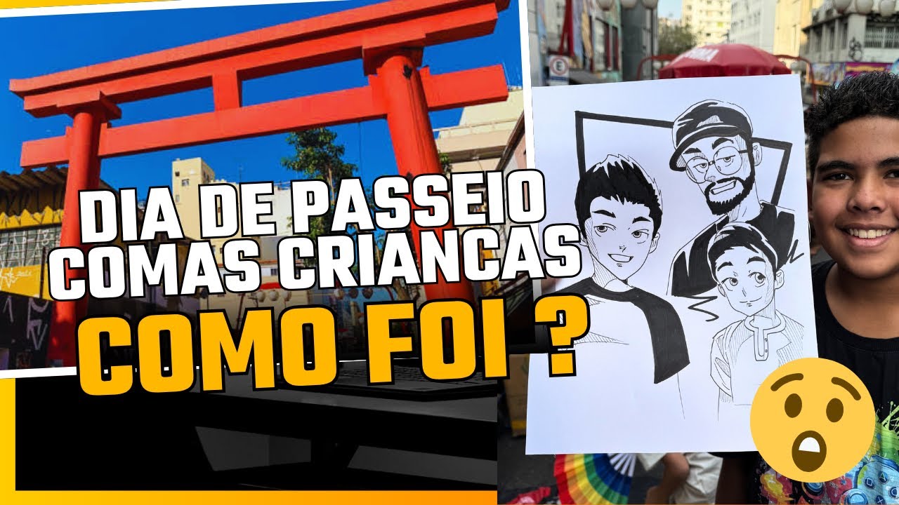 PASSEIO COM AS CRIANÇAS NA LIBERDADE !