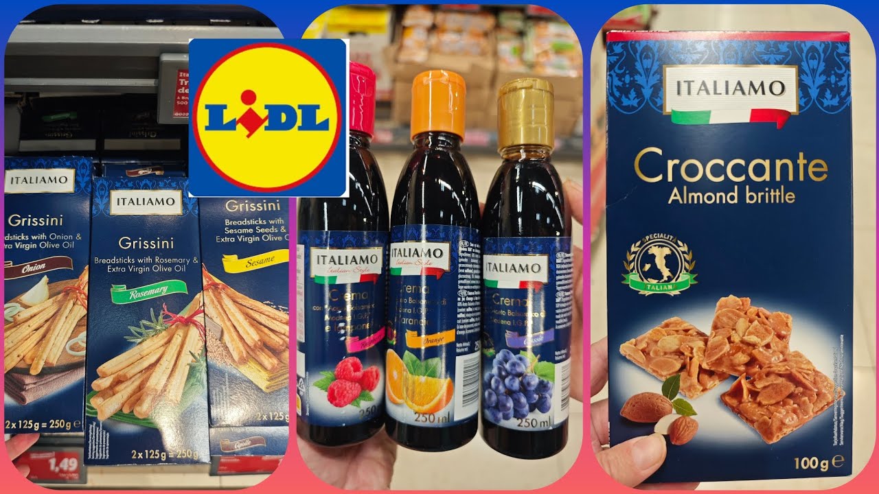 ARRIVAGE LIDL : ÉPICERIE ITALIENNE 🇮🇹#italiamo 🦜9 juin 2025 🦜