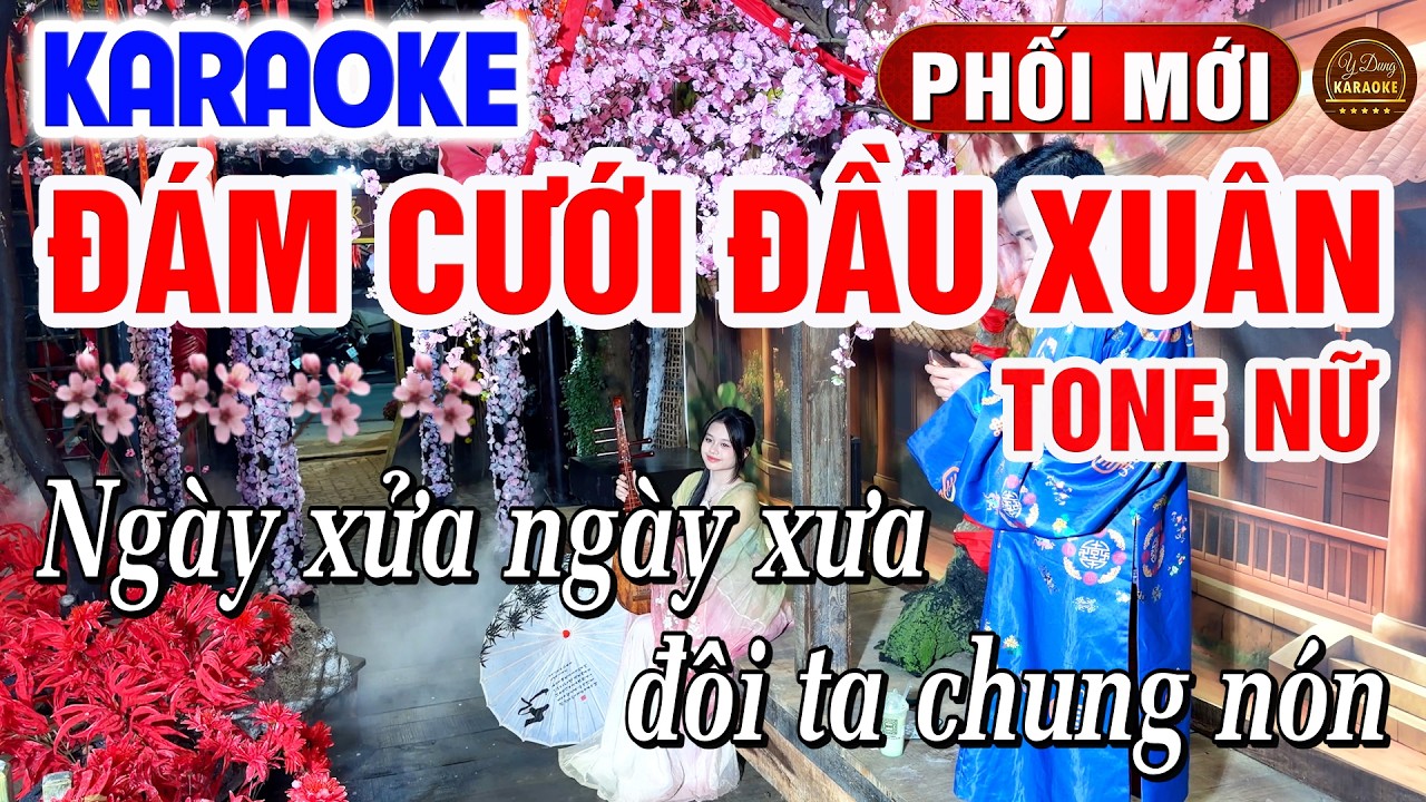 Đám Cưới Đầu Xuân Karaoke Tone Nữ Dễ Hát 2026 | Y Dung Karaoke