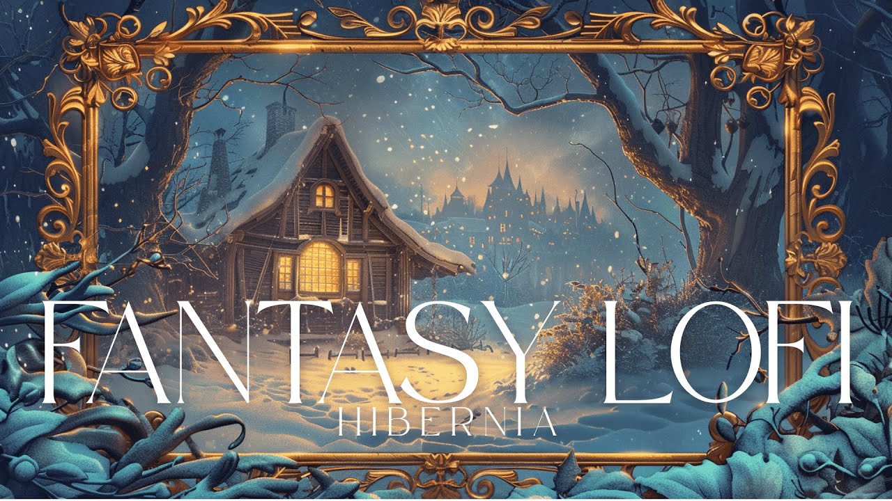 Fantasy Celtic LoFi , Hibernia | Fantasy Music & Snow Ambience for Sleep , Deep Focus, TRPG
