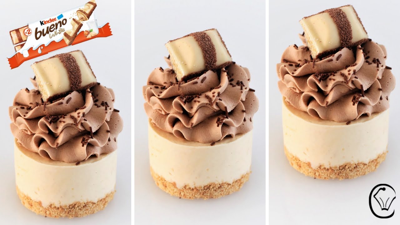 Мини-чизкейки Kinder Bueno Супер стабилизированный взбитый шоколадный крем Easy Posh Little Treat!