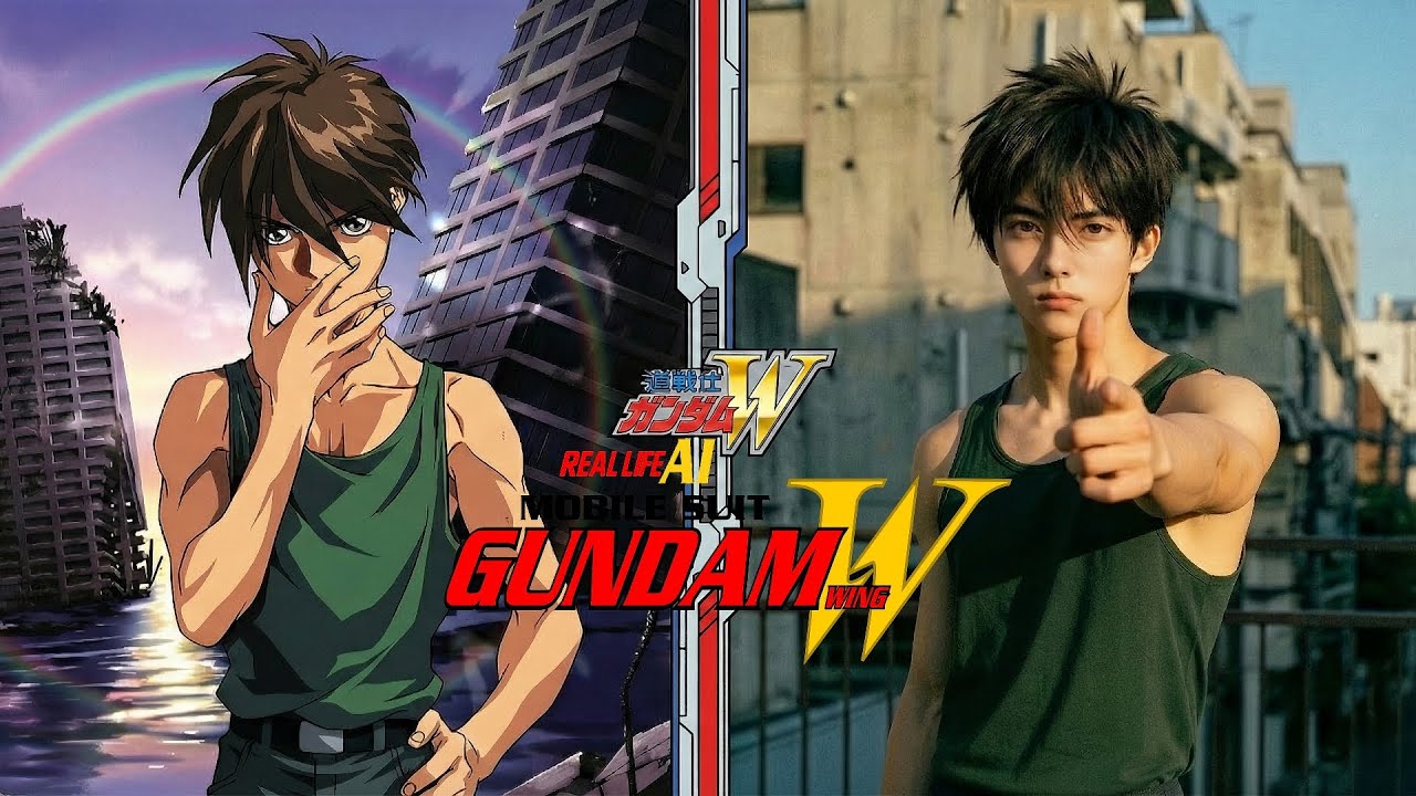  Gundam Wing Characters Reimagined in Real Life Using AI | Epic Live-Action Transformation