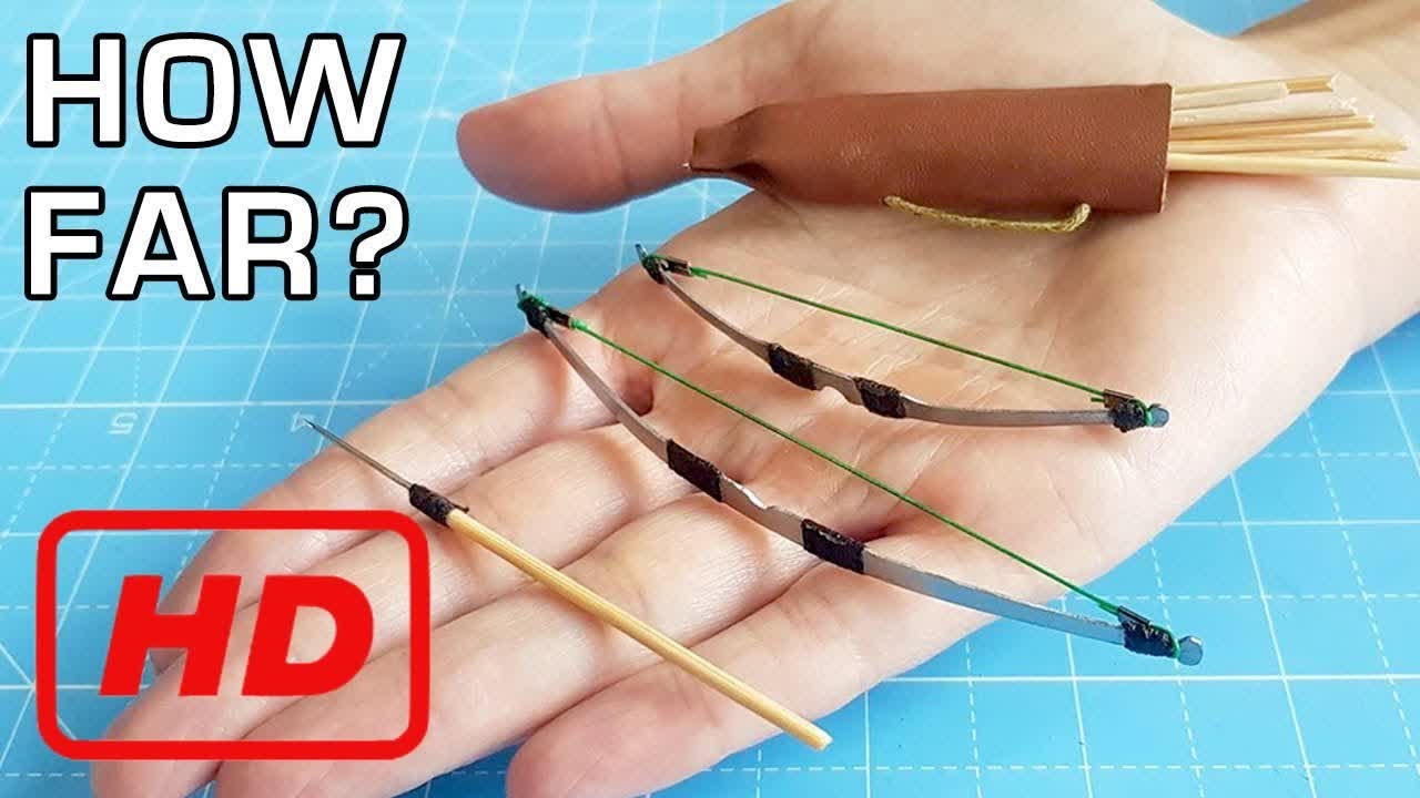 3 Inches of AWESOME - Mini BOW & ARROWS - BrainfooTV