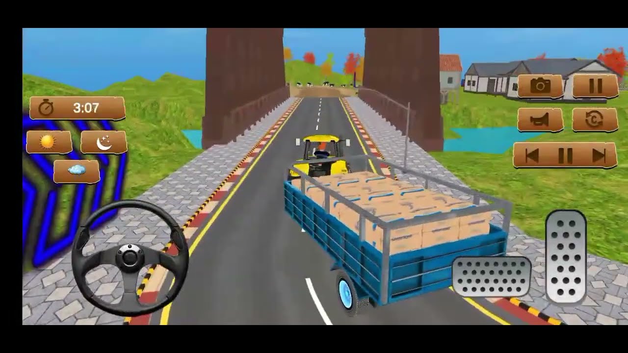 Modern  Farm Tractor Driving Games Real Tractor Game 