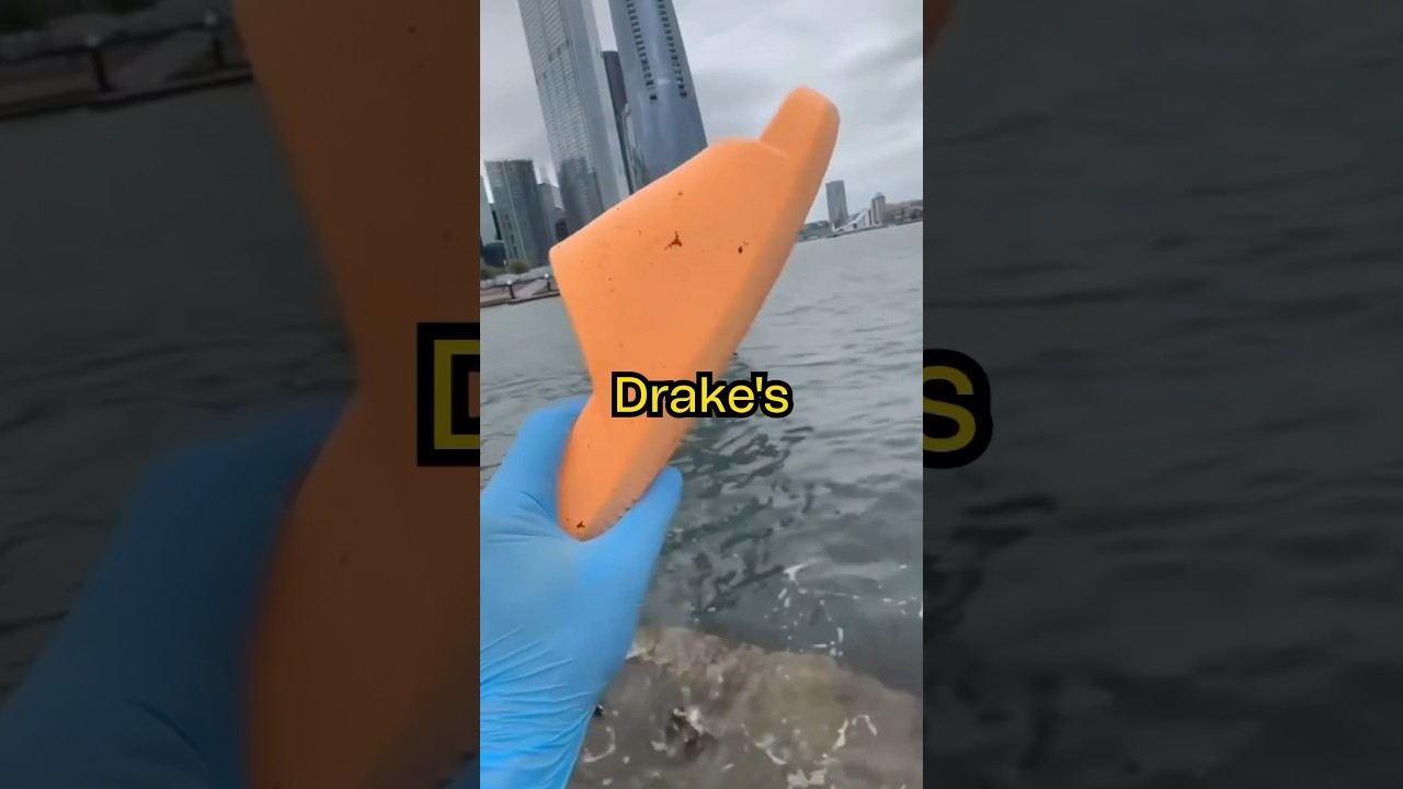 Drake&rsquo;s slipper found after viral drone video!