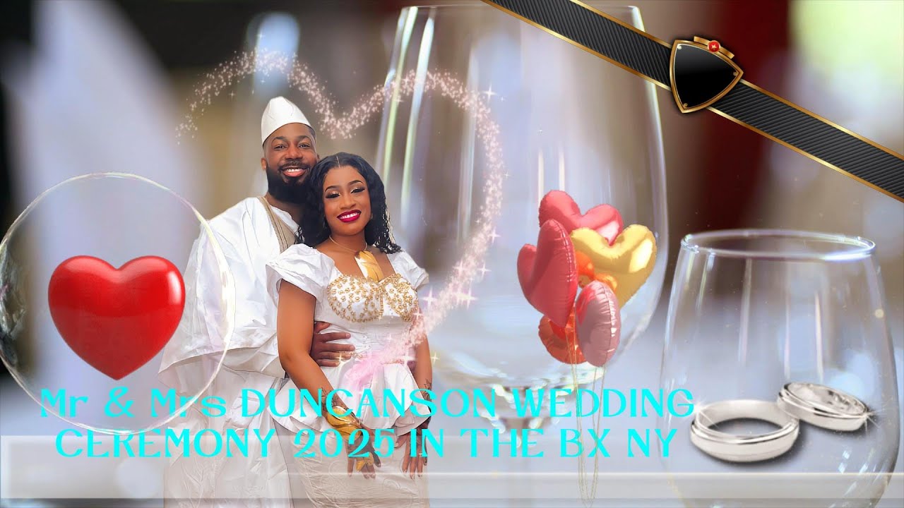 Mr & Mrs DUNCANSON WEDDING CEREMONY 2025 IN BRONX NY
