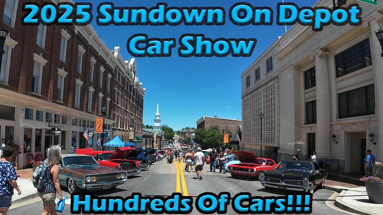 The 2025 Sundown On Depot Car Show was HUGE!!! (4K)