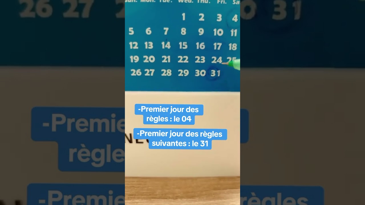 Comment calculer la date d&rsquo;ovulation,  cycle de 28 jours.  #conseilssante #menstruation #cycle