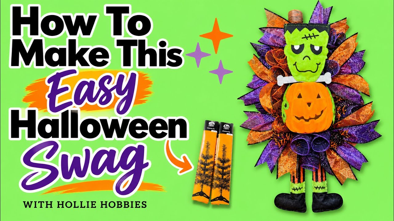 Halloween Mesh Wreath Ideas/ Halloween Wreath DIY Dollar Tree/ Dollar Tree Halloween Wreath/ DIY