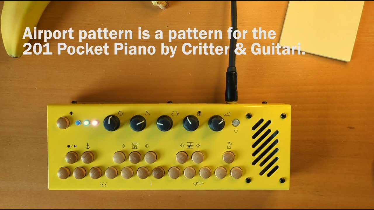 Airport pattern, for the 201 Pocket Piano