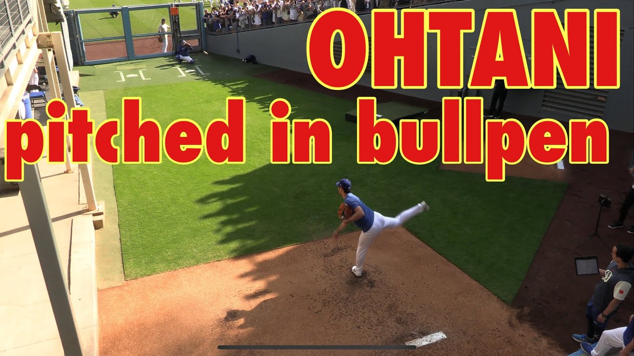 Ohtani pitched in bullpen on September 21st.