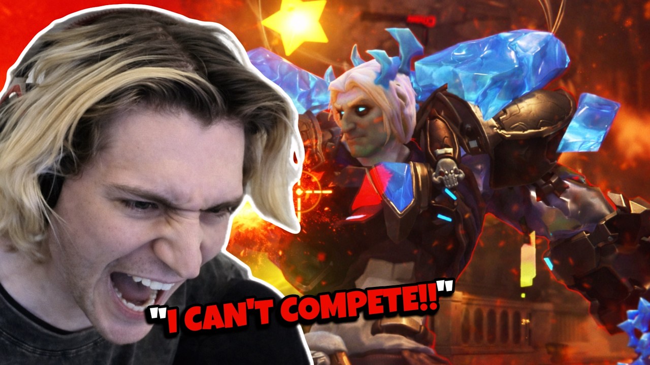 xQc GETS DESTROYED by SNIPERS in Overwatch!