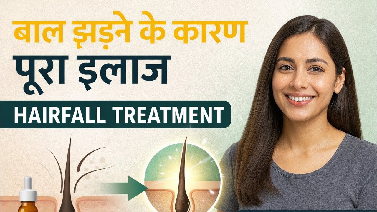 Hairfall Causes & Treatment | बाल झड़ना क्यों होता है? Complete Medical Guide