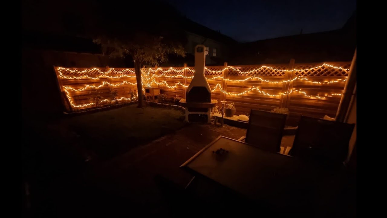 Avoalre 2000er Led Lichterkette 50 Meter Au&szlig;enbeleuchtung IP44 ideale Gartenbeleuchtung warmwei&szlig;