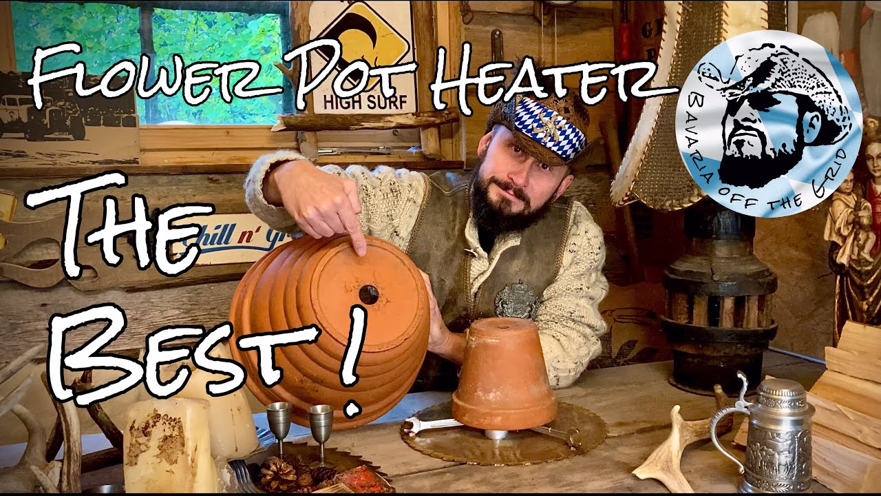 Tea candle powered heater for free, The only way it Works! Terracotta Clay pot, flower pot heater