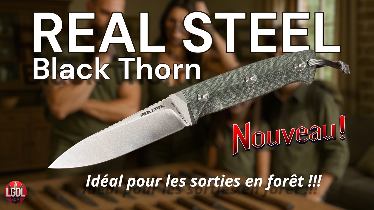 REAL STEEL Black Thorn : tout ce qu'il faut pour le bushcraft et les sorties en nature !!!
