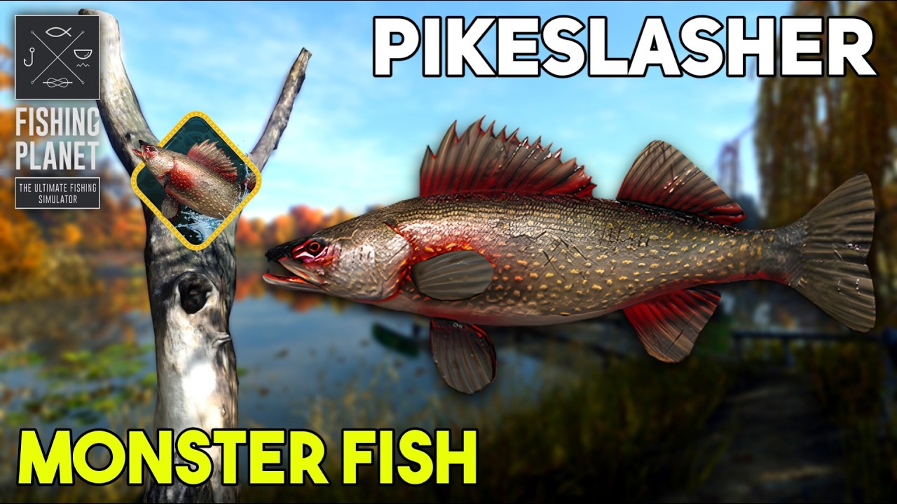 MONSTER FISH PIKESLASHER EMERALD LAKE - FISHING PLANET