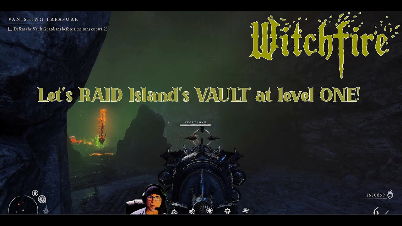 WITCHFIRE!  Let's RAID Island VAULT at Level ONE!