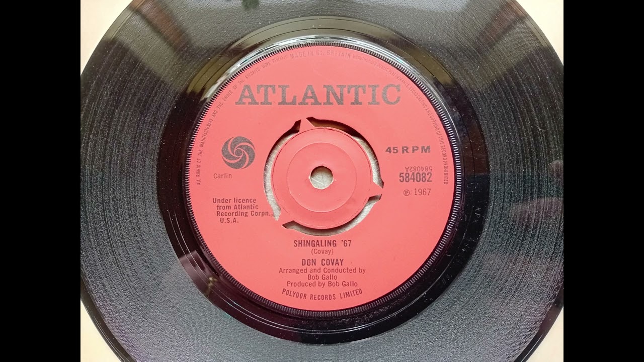 Don Covey - Shingaling ‘67 (1967 Atlantic 584082 a-side) Vinyl rip