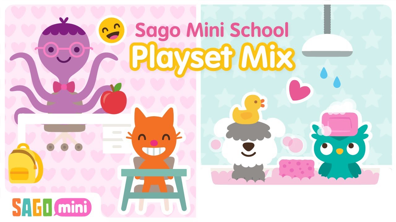 Sago Mini SCHOOL Play Through 🏫🔤 | Interactive Learning Video for Kids | Sago Mini School Play Along