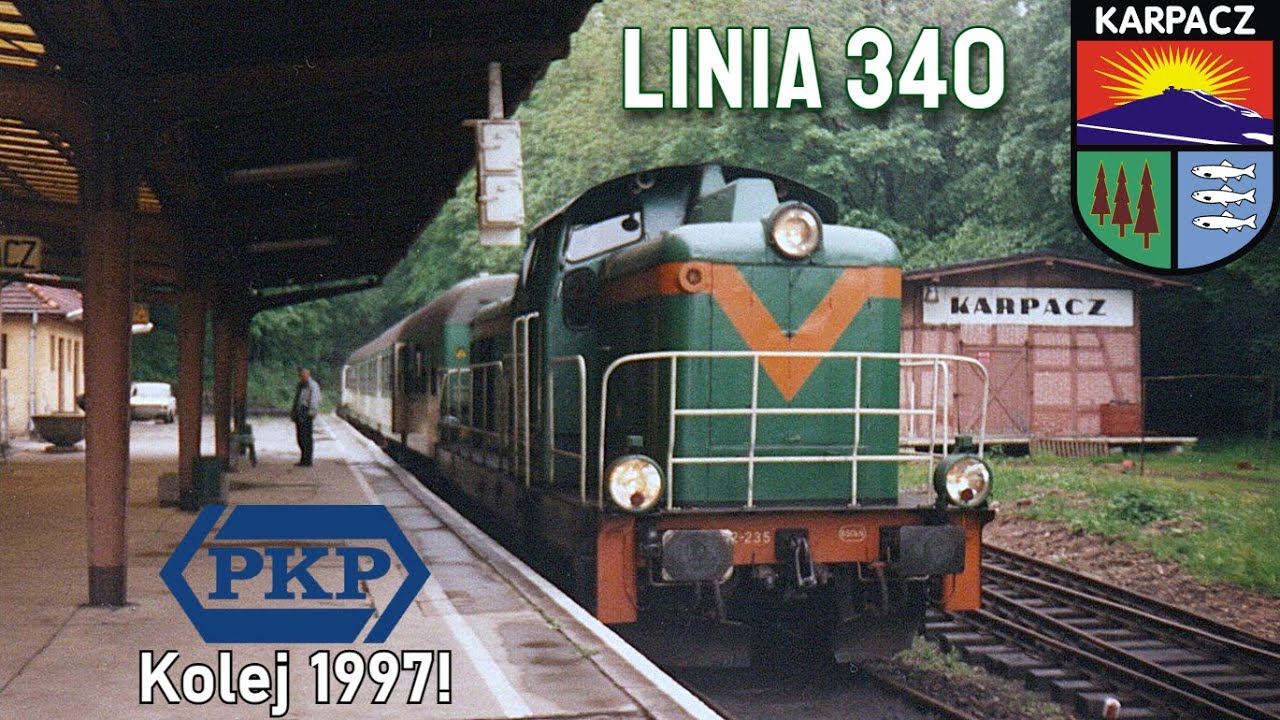 Kolej w Karpaczu w 1997 roku z SM42 na Linii 340! 28 lat przed Rewitalizacją 14.06.2025 roku z SP42!