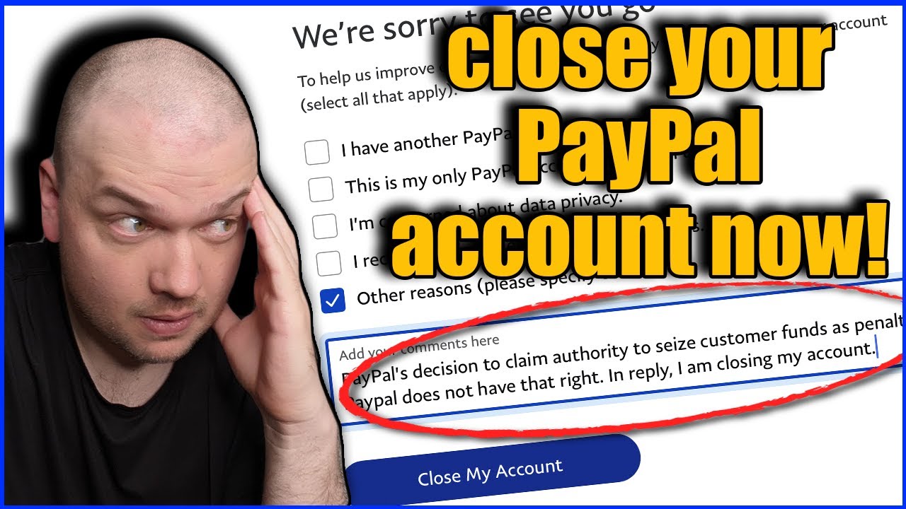 Kara za błędne informacje w serwisie PayPal (2500 USD) &mdash; Zamknij swoje konta jak najszybciej!