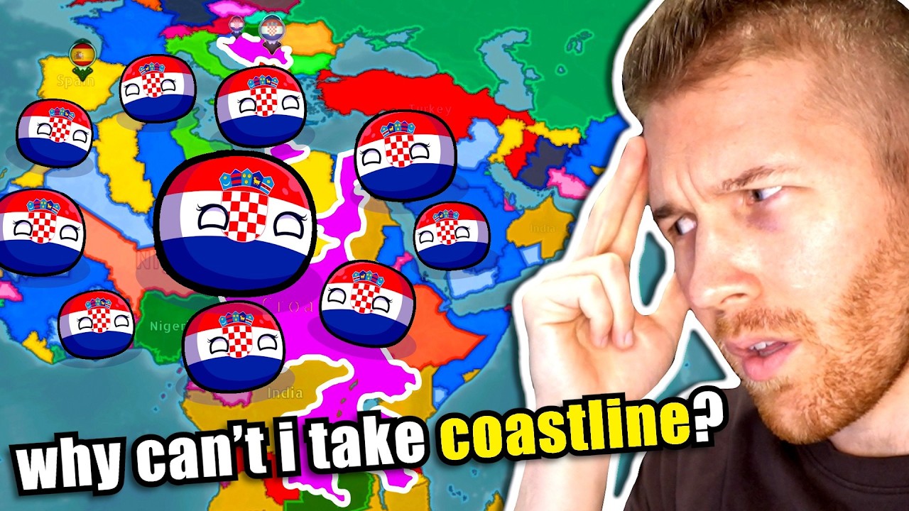 Croatia But I Can't Take ANY Coastline?! (Dummynation Challenge)