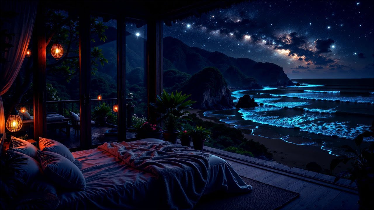 Relaxing Music for Anxiety and Insomnia - Deep Sleep and Stress Relief in the Warm Bedroom