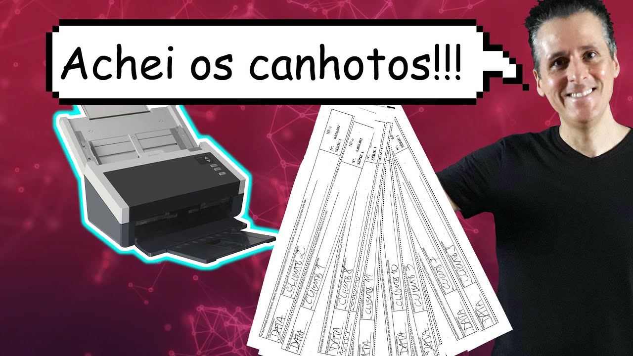 Digitalização de canhotos de notas fiscais com automação