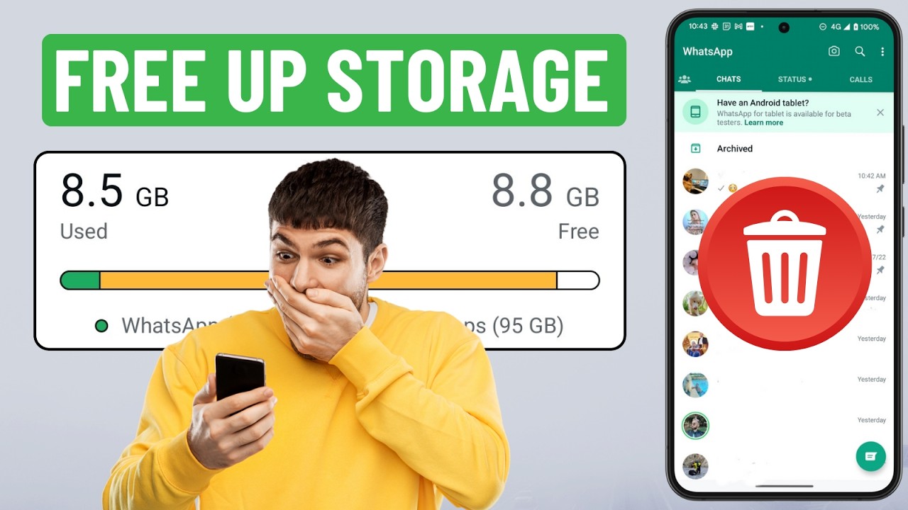 [FIXED] Whatsapp Taking Too Much Storage on Android