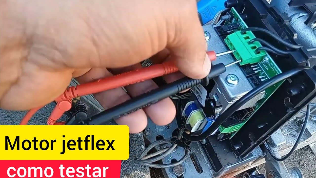 Como testar o motor de portão eletrônico jetflex ppa pra sabe se esta bom ou não