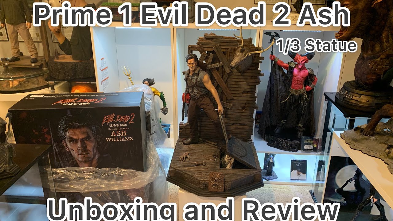 Распаковка/обзор статуэтки Эша 1/3 из Prime 1 Evil Dead 2