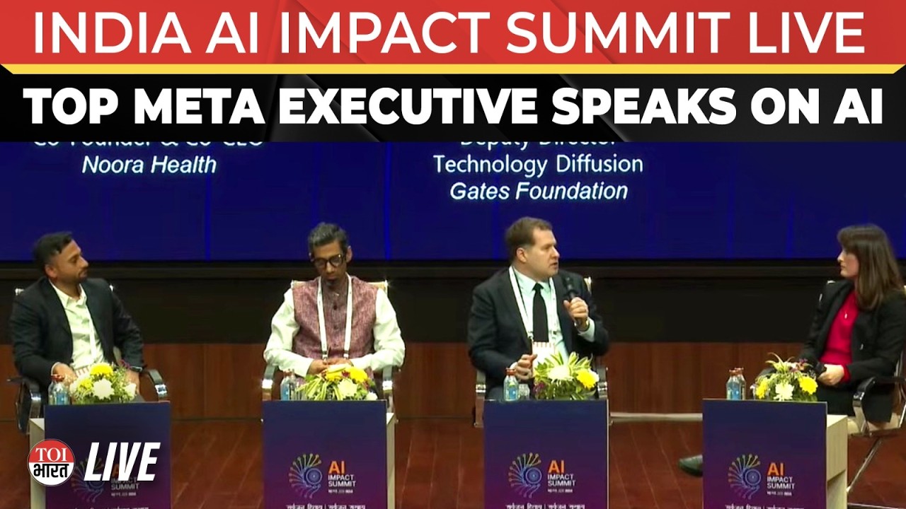LIVE: India AI Impact Summit 2026 | Meta's Top Privacy Executive Rob Sherman Speaks On AI In Health