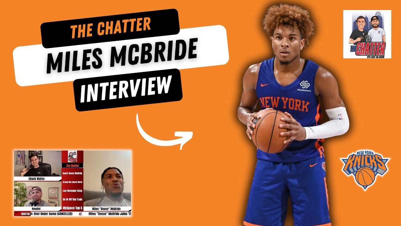 Miles McBride of the New York Knicks Interview: The Chatter Podcast Exclusive
