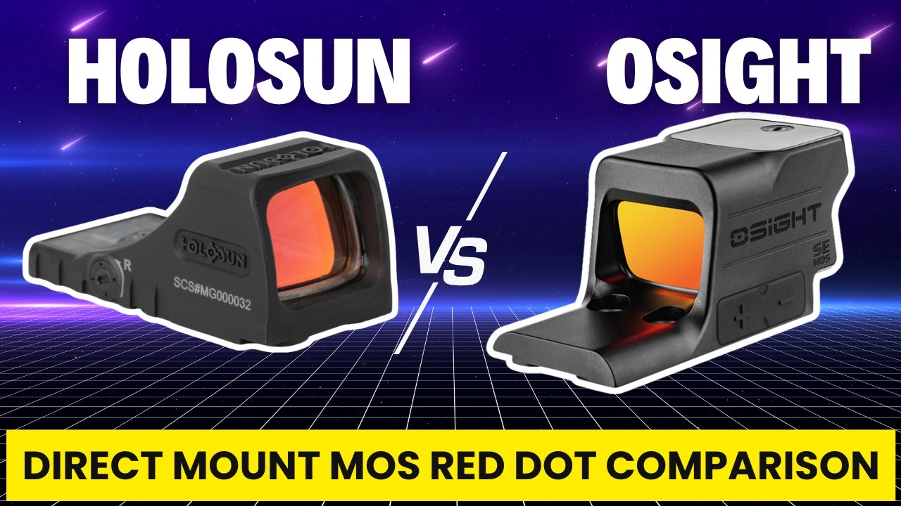 Holosun SCS против Osight SE: какой коллиматор прямого крепления для Glock MOS выбрать вам?