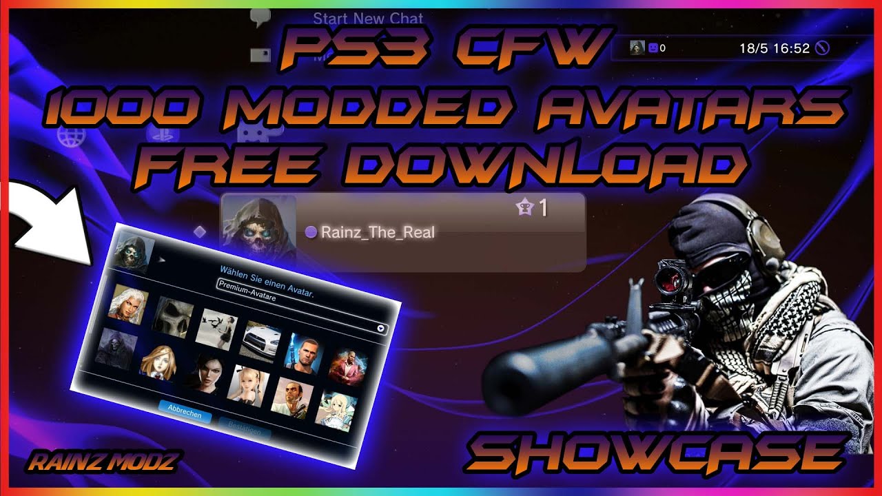 [PS3/CFW] *NEW* 1000 Modded Avatars Showcase + Free Download