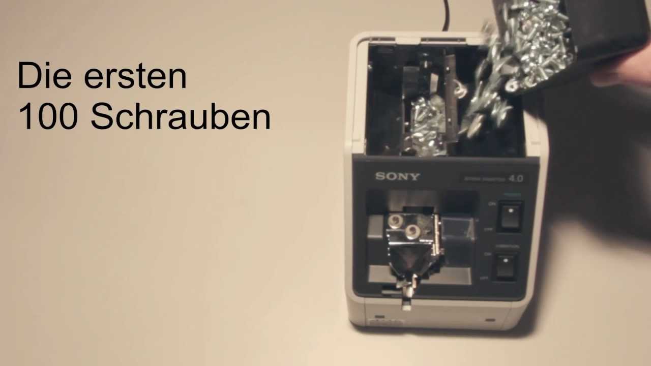Schraubenspender Anzahl Schrauben einfüllen