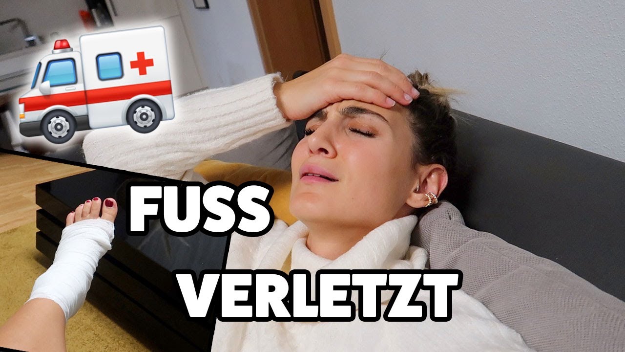 FUSS VERLETZT 🤕UNFALL ZU HAUSE 🚑| TBATB