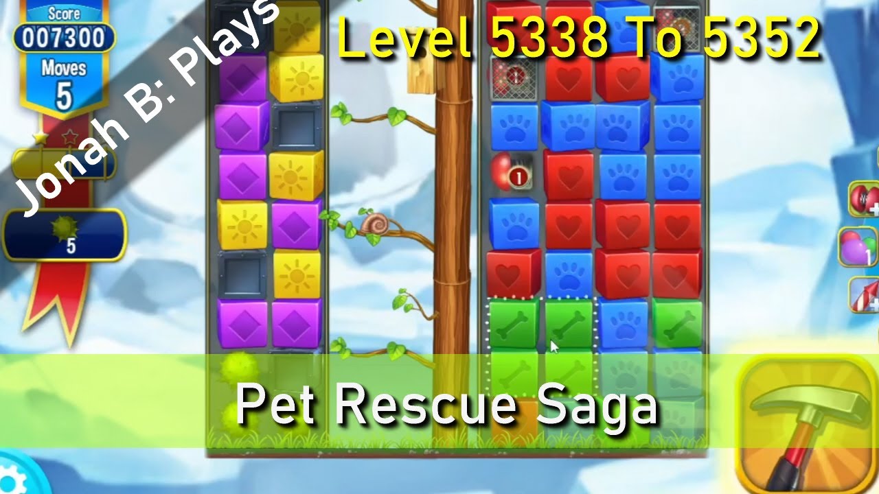 Pet Rescue Saga Level 5338 To 5352