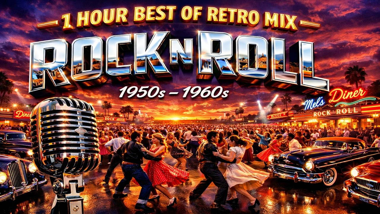 Best of Retro Rock n Roll | 1 HOUR Non-Stop 50s & 60s Energy Mix | Rockabilly, Woogie-Boogie & Twist