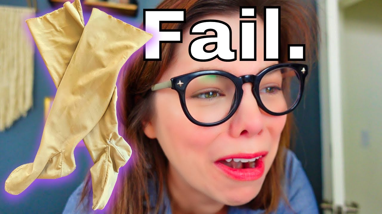 I tried to sew a pair of Medieval hose. It didn't go well. (historical costuming fail)