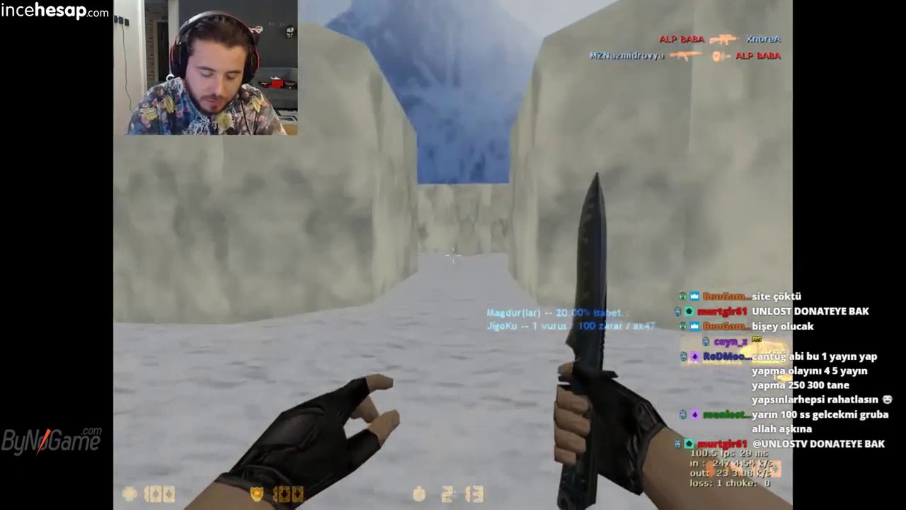 UNLOST ICE WORLD OYNUYOR (CS 1.6 EFSANESİ)
