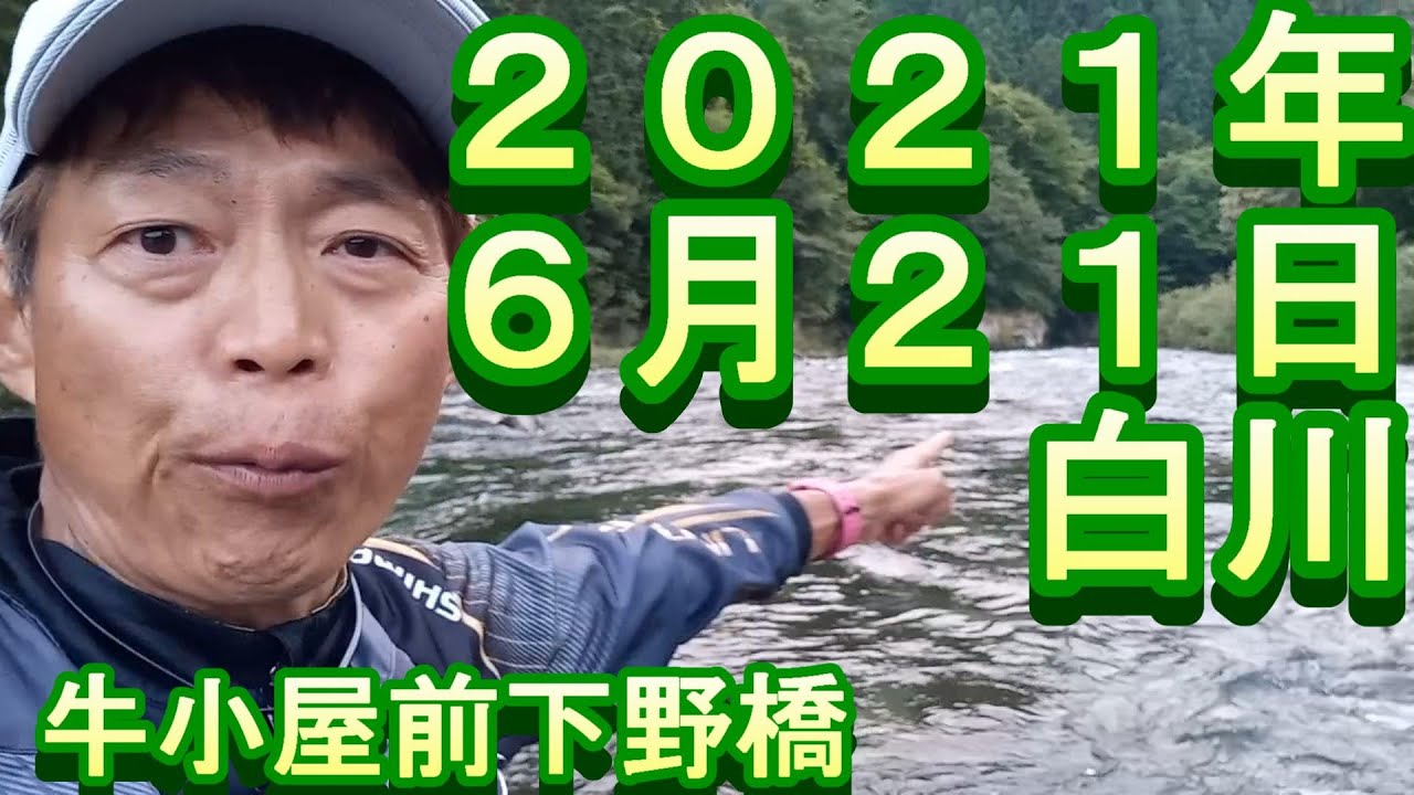 鮎釣り　白川　釣果　小澤剛　友釣り無双　2021年