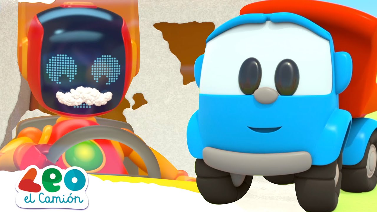 Leo el Camión y los carritos van al lavadero de coches - NUEVO Capítulo