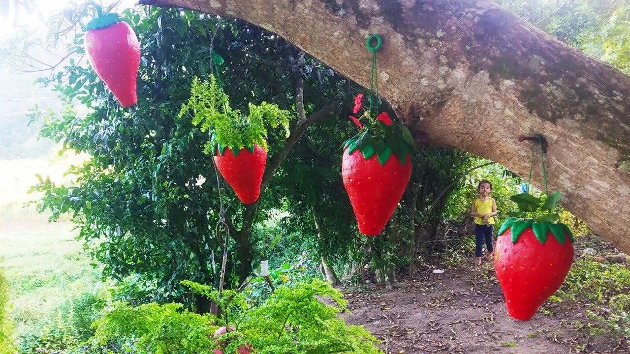 Vasinhos Em Formato De Morango 🍓