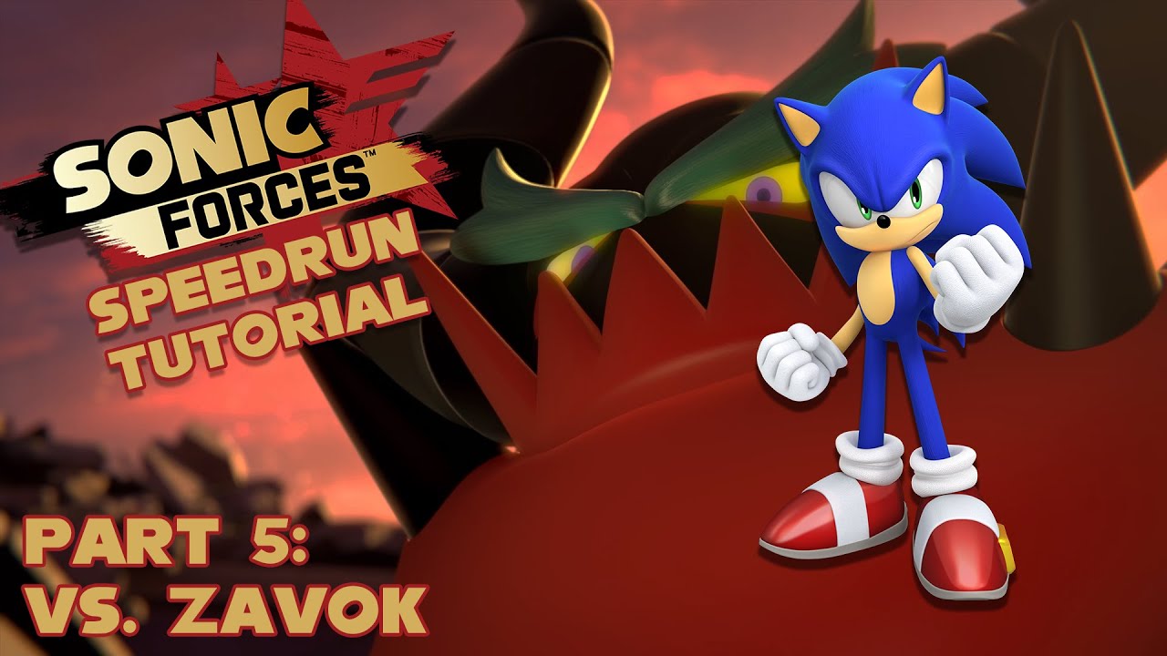Sonic Forces NG+ Speedrun Tutorial - Part 5 - VS. Zavok