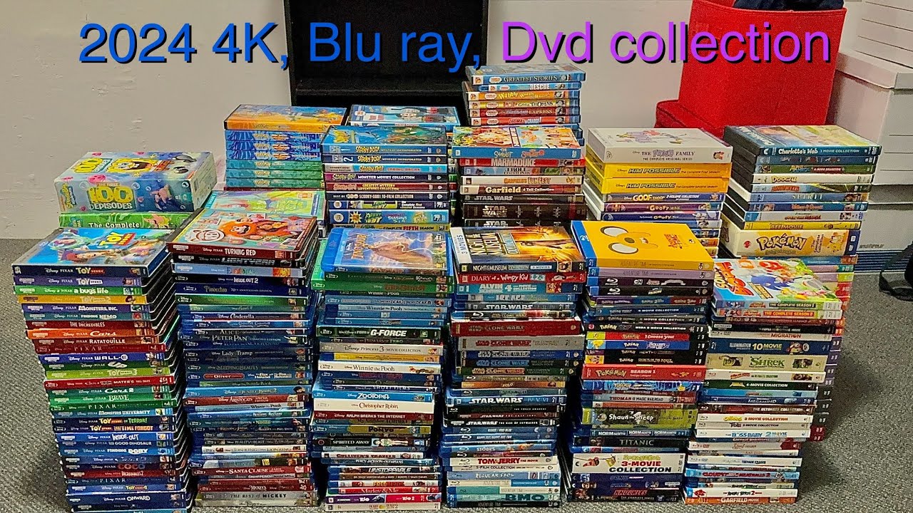 2024 4K, Blu-ray, DVD-коллекция