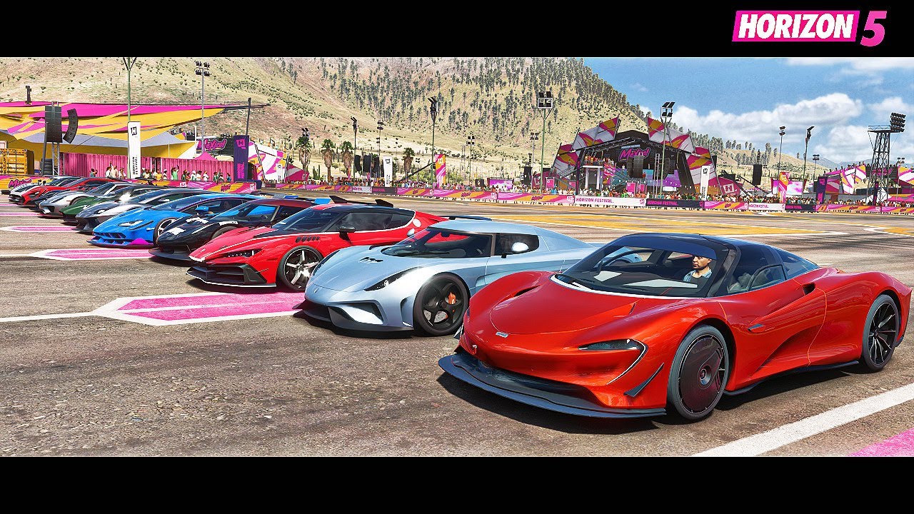 Forza Horizon 5 - Top 26 Fastest Hypercars Drag Race (All Tune)