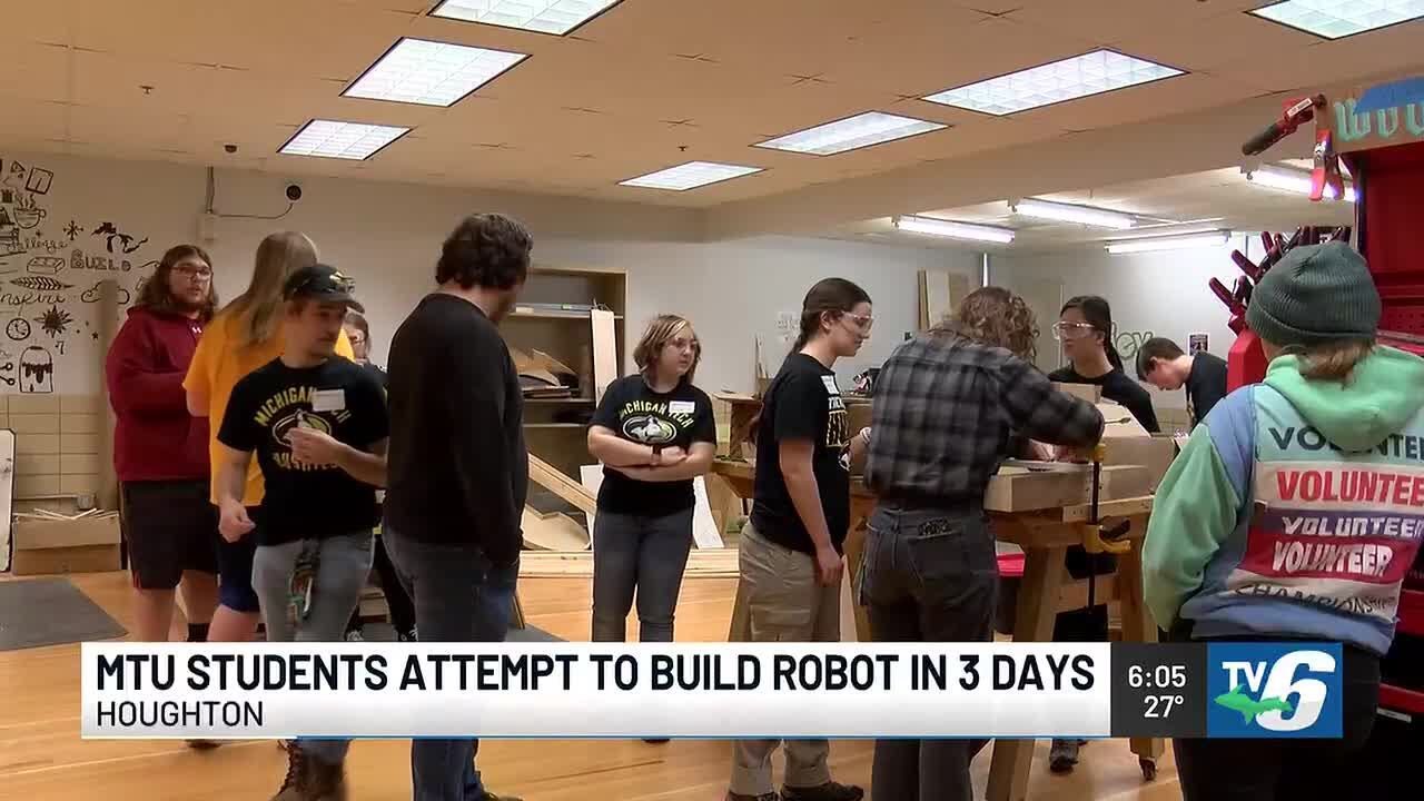 MTU robotics team attempts to build robot in 72 hours